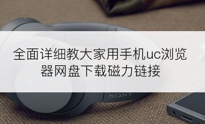 全面详细教大家用手机uc浏览器网盘下载磁力链接