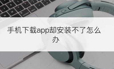 手机下载app却安装不了怎么办