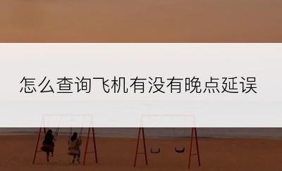 怎么查询飞机有没有晚点延误