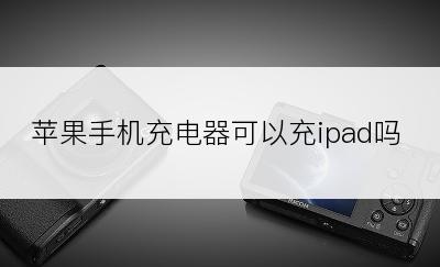 苹果手机充电器可以充ipad吗