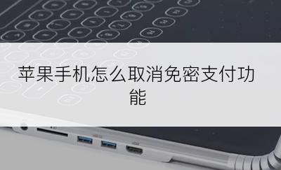 苹果手机怎么取消免密支付功能