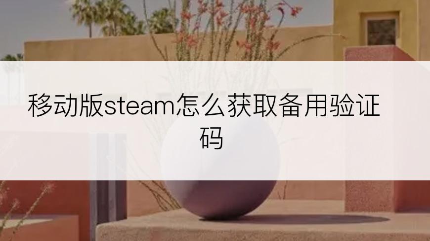 移动版steam怎么获取备用验证码