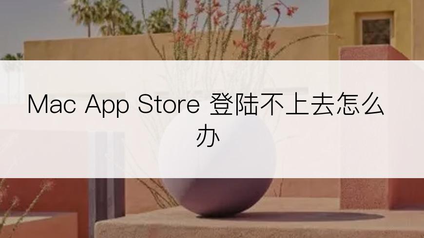 Mac App Store 登陆不上去怎么办