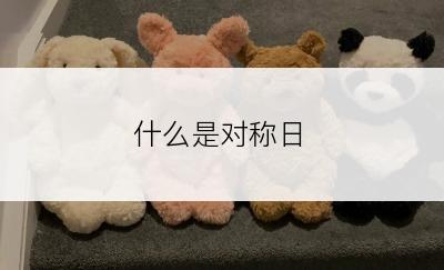 什么是对称日