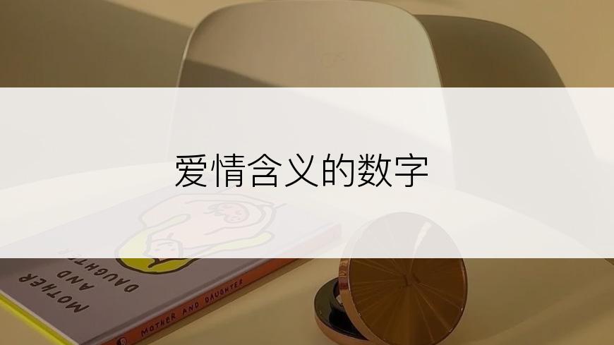 爱情含义的数字