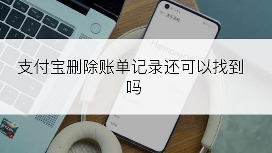 支付宝删除账单记录还可以找到吗