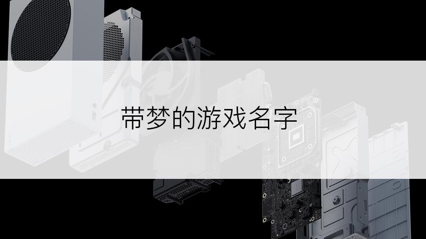 带梦的游戏名字