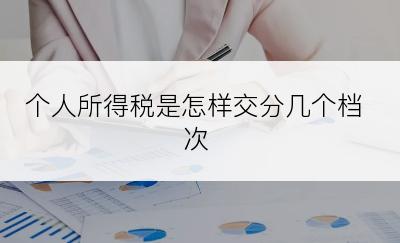 个人所得税是怎样交分几个档次