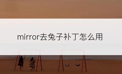 mirror去兔子补丁怎么用