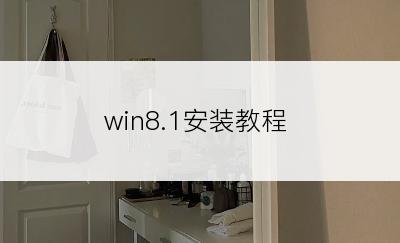 win8.1安装教程