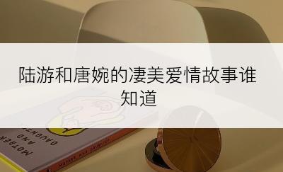 陆游和唐婉的凄美爱情故事谁知道