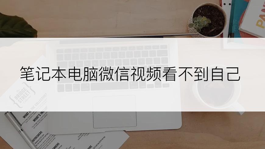 笔记本电脑微信视频看不到自己