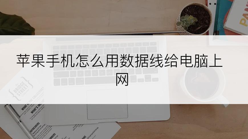 苹果手机怎么用数据线给电脑上网