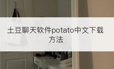 土豆聊天软件potato中文下载方法