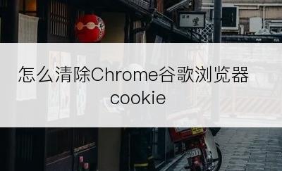 怎么清除Chrome谷歌浏览器cookie