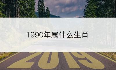 1990年属什么生肖