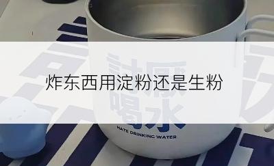 炸东西用淀粉还是生粉