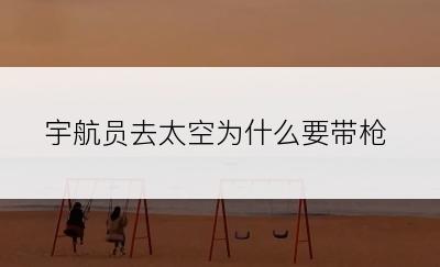 宇航员去太空为什么要带枪