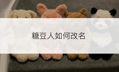 糖豆人如何改名