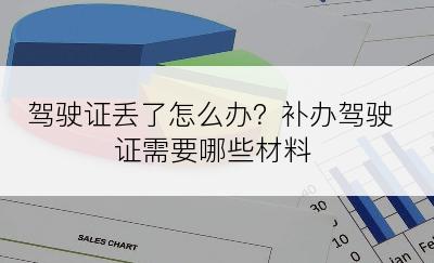 驾驶证丢了怎么办？补办驾驶证需要哪些材料