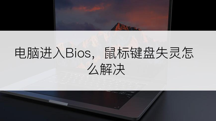 电脑进入Bios，鼠标键盘失灵怎么解决