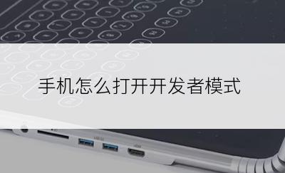 手机怎么打开开发者模式