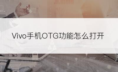 Vivo手机OTG功能怎么打开