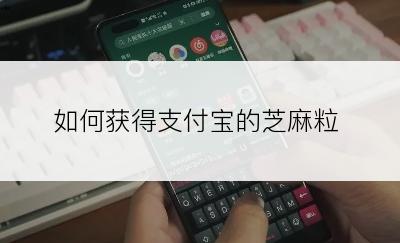 如何获得支付宝的芝麻粒