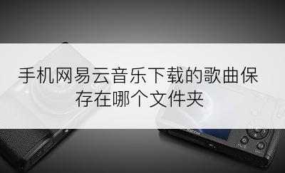 手机网易云音乐下载的歌曲保存在哪个文件夹