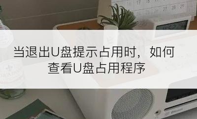 当退出U盘提示占用时，如何查看U盘占用程序