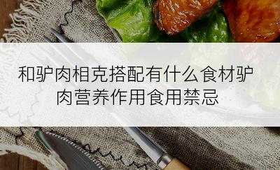 和驴肉相克搭配有什么食材驴肉营养作用食用禁忌