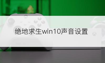 绝地求生win10声音设置