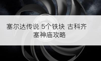 塞尔达传说 5个铁块 古科齐塞神庙攻略