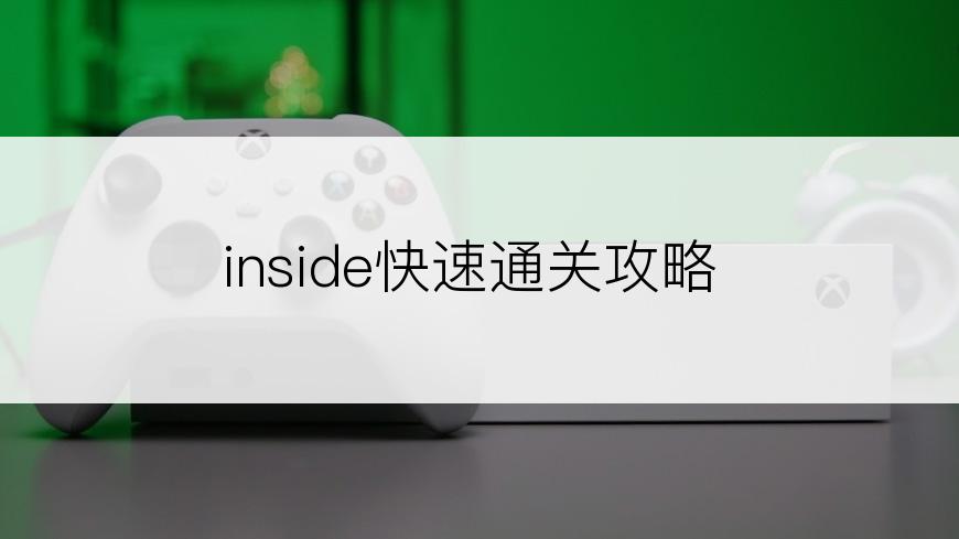 inside快速通关攻略