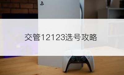 交管12123选号攻略