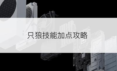 只狼技能加点攻略