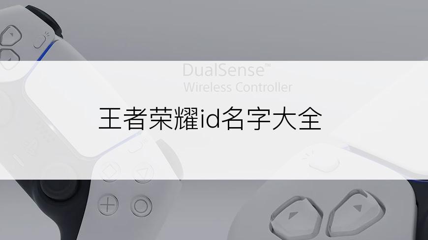 王者荣耀id名字大全
