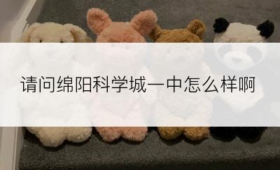 请问绵阳科学城一中怎么样啊