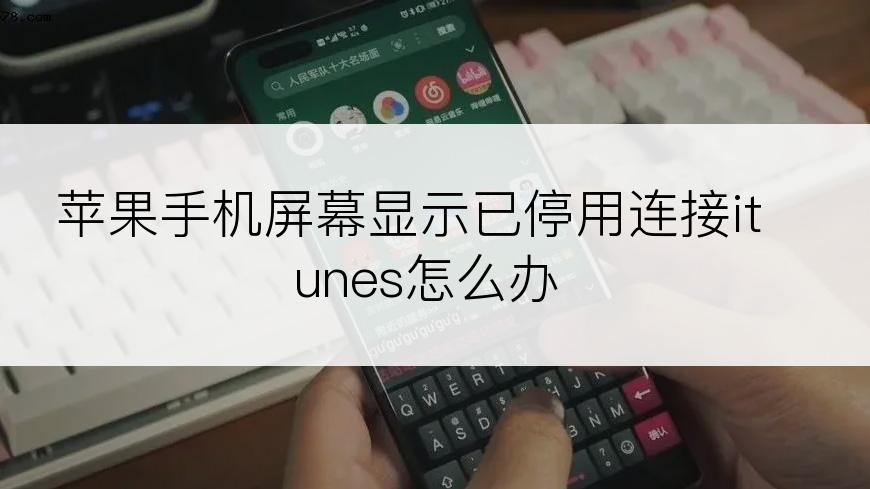 苹果手机屏幕显示已停用连接itunes怎么办