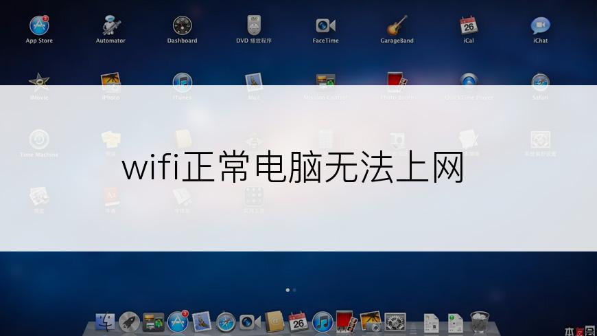 wifi正常电脑无法上网