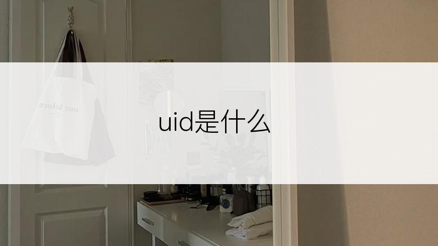 uid是什么