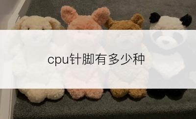 cpu针脚有多少种