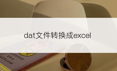 dat文件转换成excel