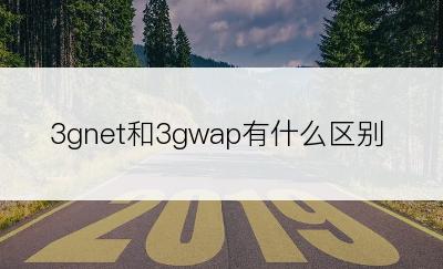 3gnet和3gwap有什么区别