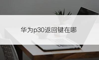 华为p30返回键在哪