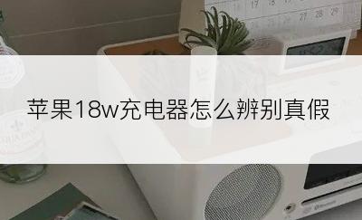 苹果18w充电器怎么辨别真假