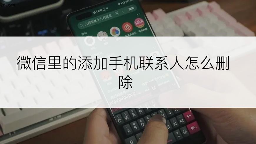 微信里的添加手机联系人怎么删除