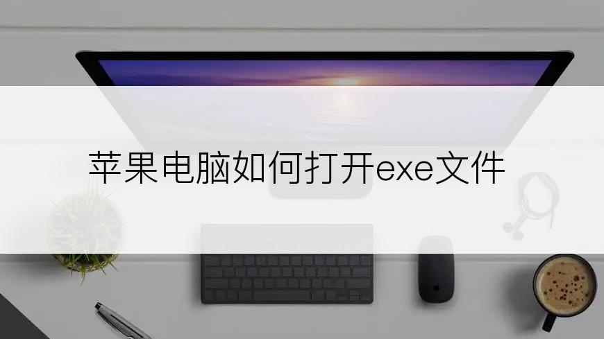 苹果电脑如何打开exe文件