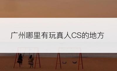 广州哪里有玩真人CS的地方