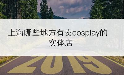 上海哪些地方有卖cosplay的实体店